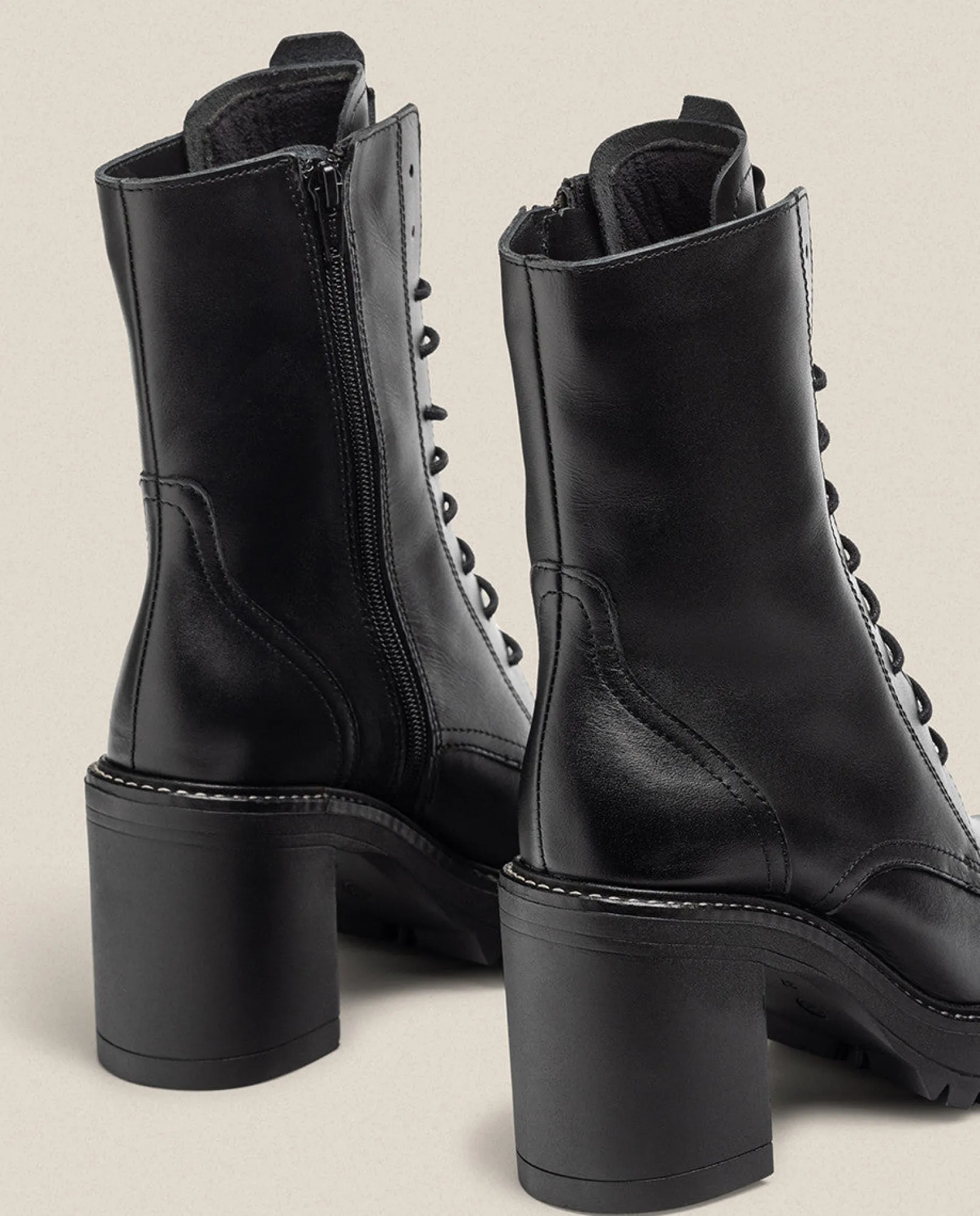 Mujer Yokono Botines|Botín De Tacón TUNA-006 Negro