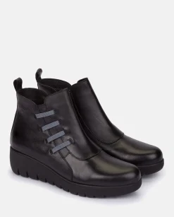 Mujer Yokono Botines|Botín Plano Atenas 033 Negro