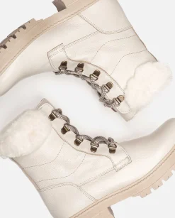 Mujer Yokono Botines|Botín Plano BERNA-001 Beige