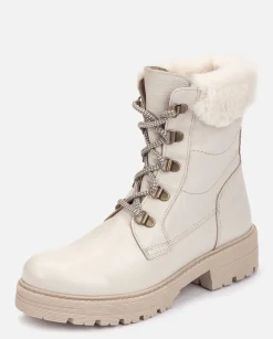 Mujer Yokono Botines|Botín Plano BERNA-001 Beige