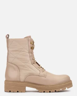 Mujer Yokono Botines|Botín Plano BERNA-007 Beige