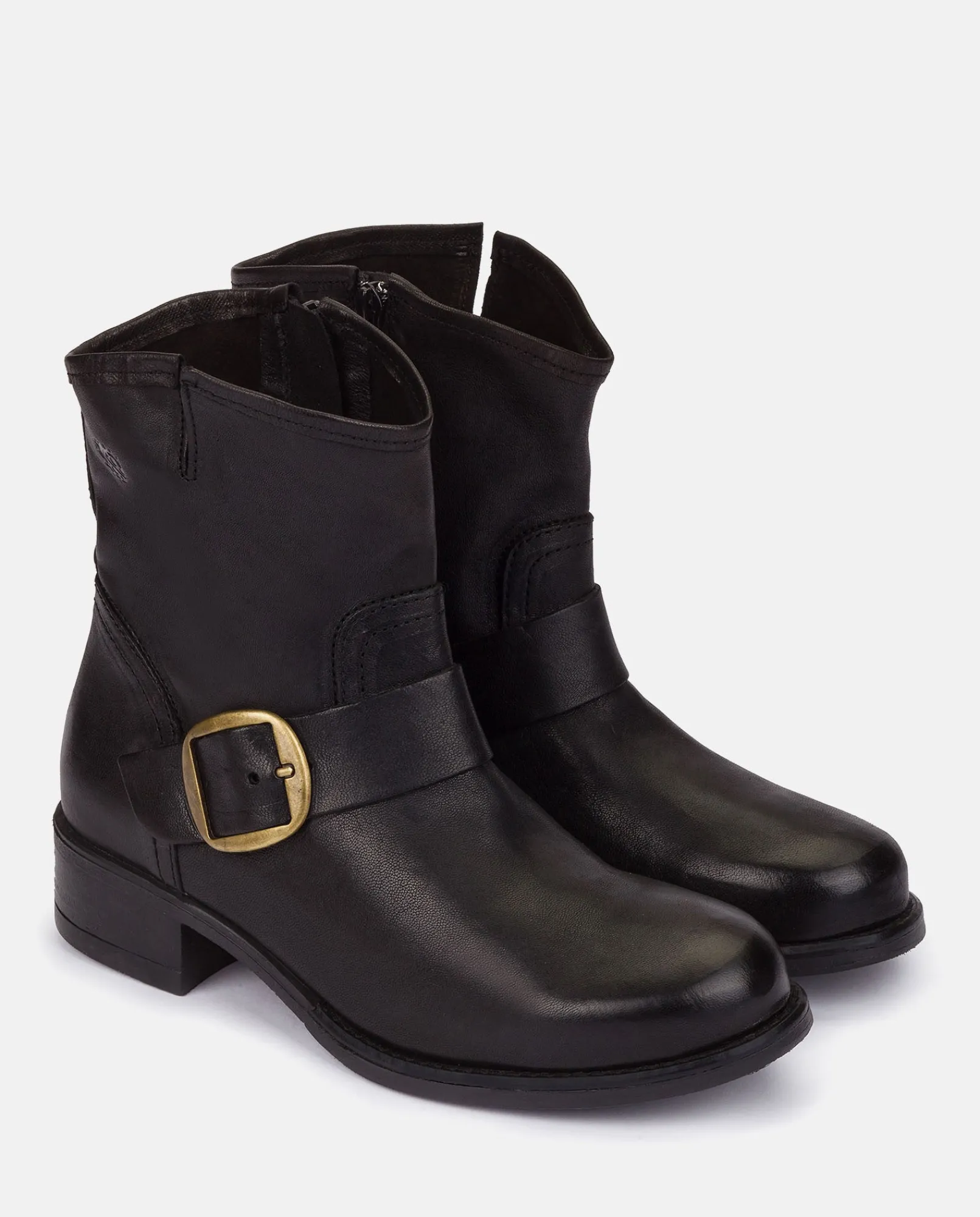 Mujer Yokono Botines|Botín Plano MONS-001 NEGRO
