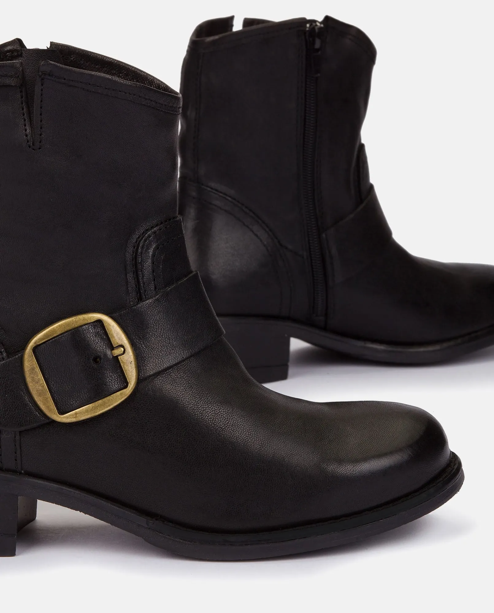 Mujer Yokono Botines|Botín Plano MONS-001 NEGRO