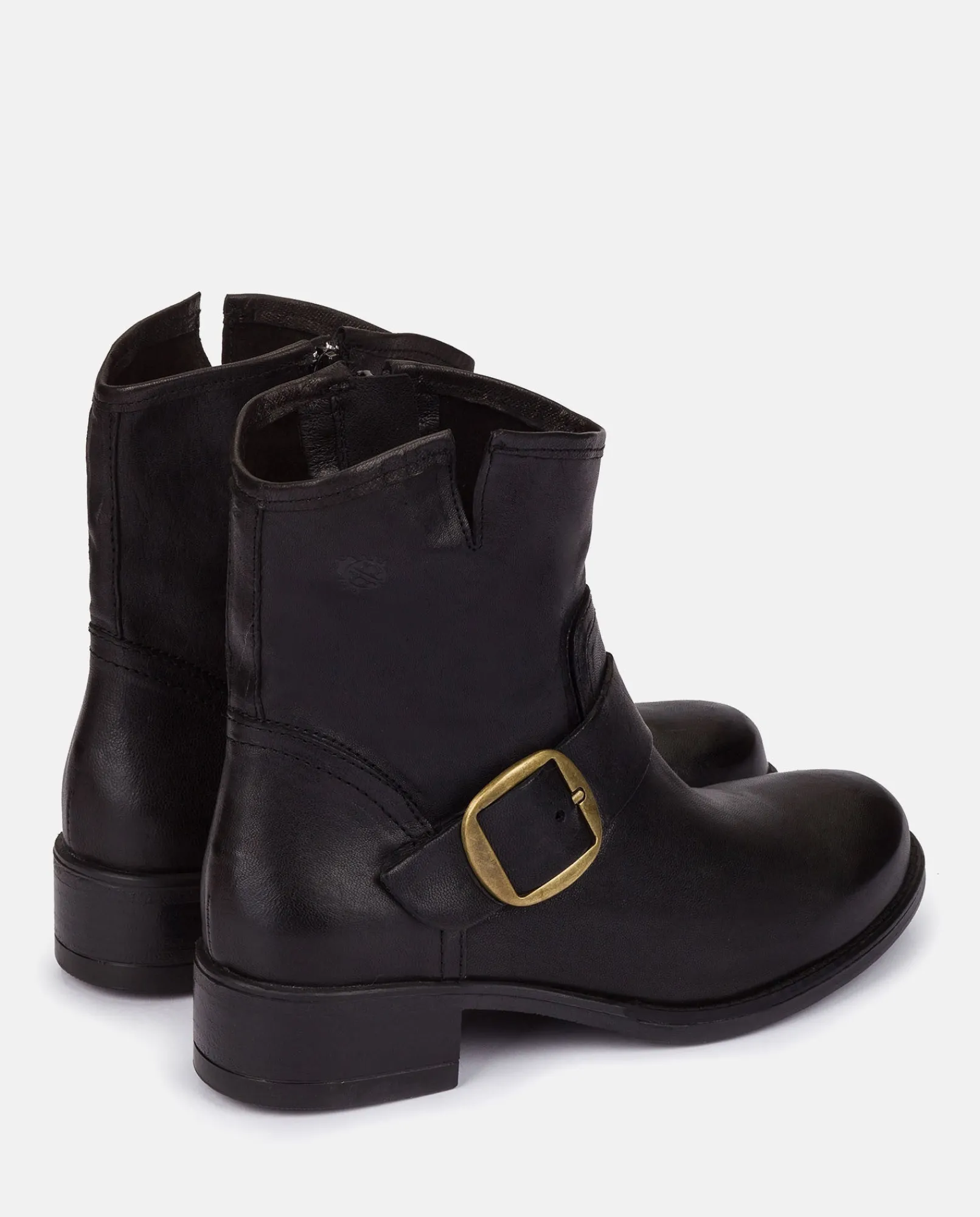 Mujer Yokono Botines|Botín Plano MONS-001 NEGRO