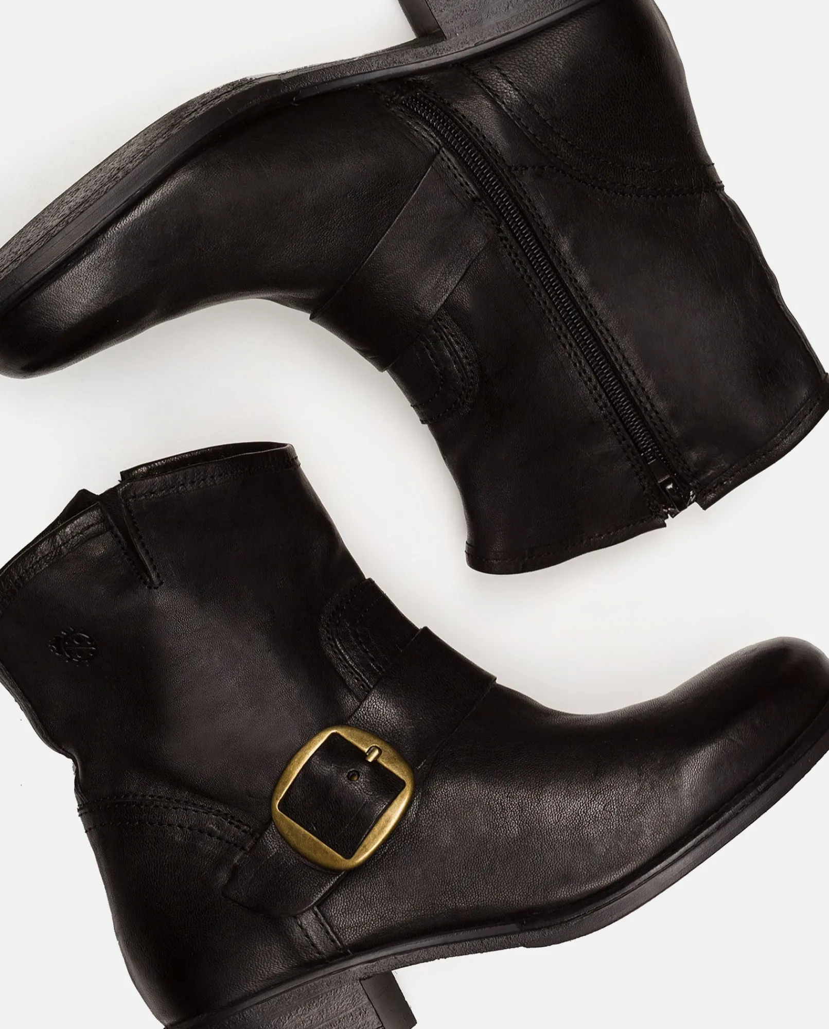 Mujer Yokono Botines|Botín Plano MONS-001 NEGRO