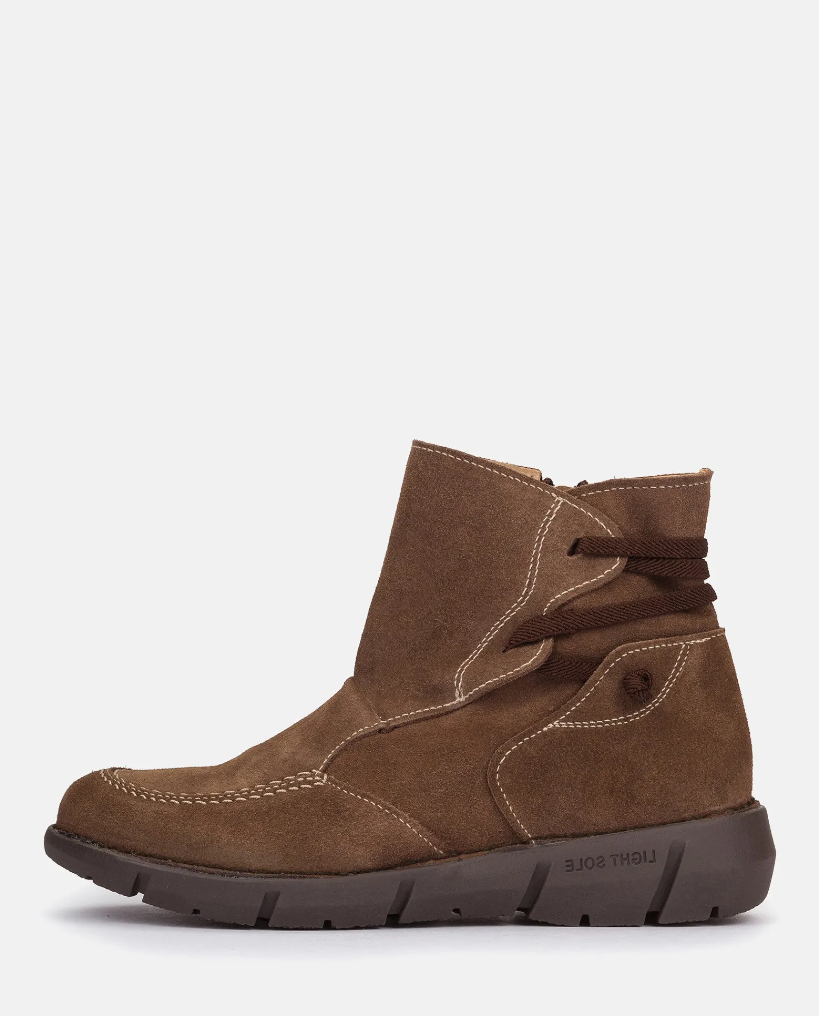 Mujer Yokono Botines|Botín Plano OLBA-001 MARRON