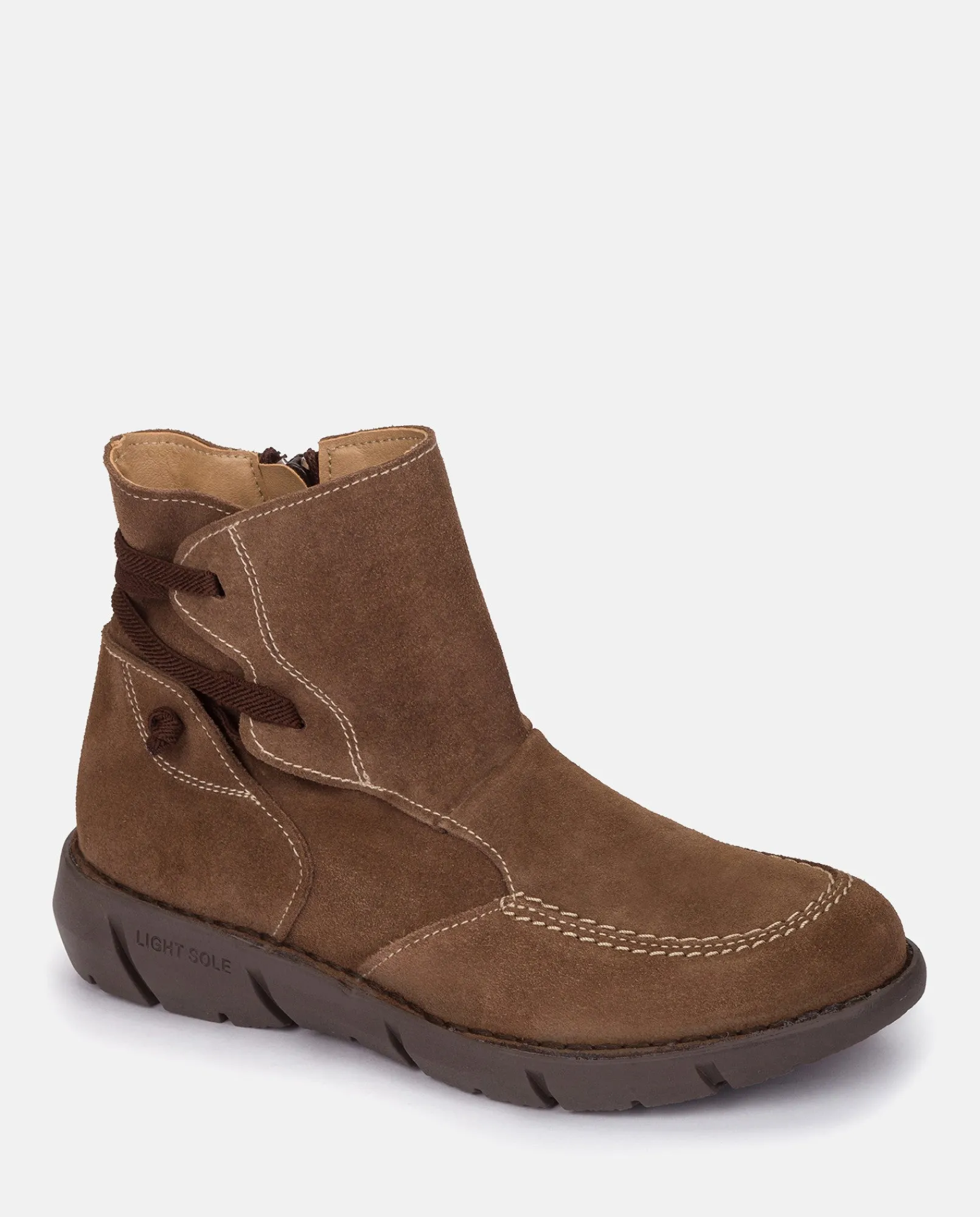 Mujer Yokono Botines|Botín Plano OLBA-001 MARRON
