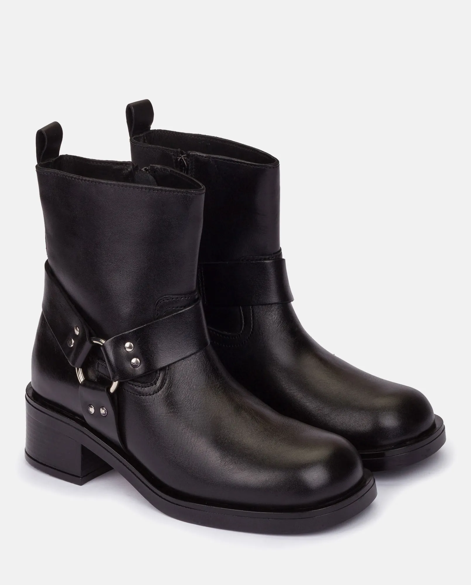 Mujer Yokono Botines|Botín Plano SPA-005 NEGRO