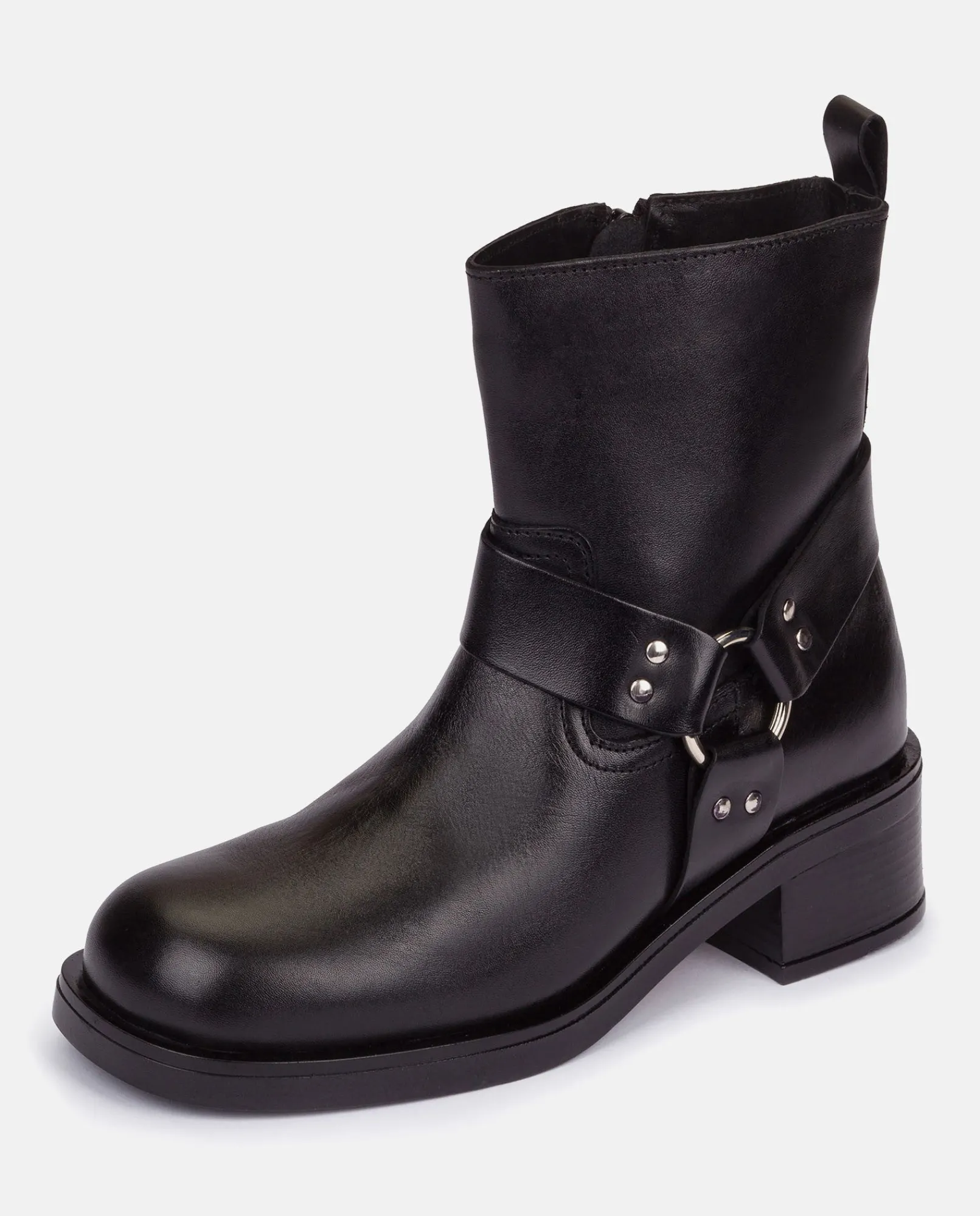 Mujer Yokono Botines|Botín Plano SPA-005 NEGRO