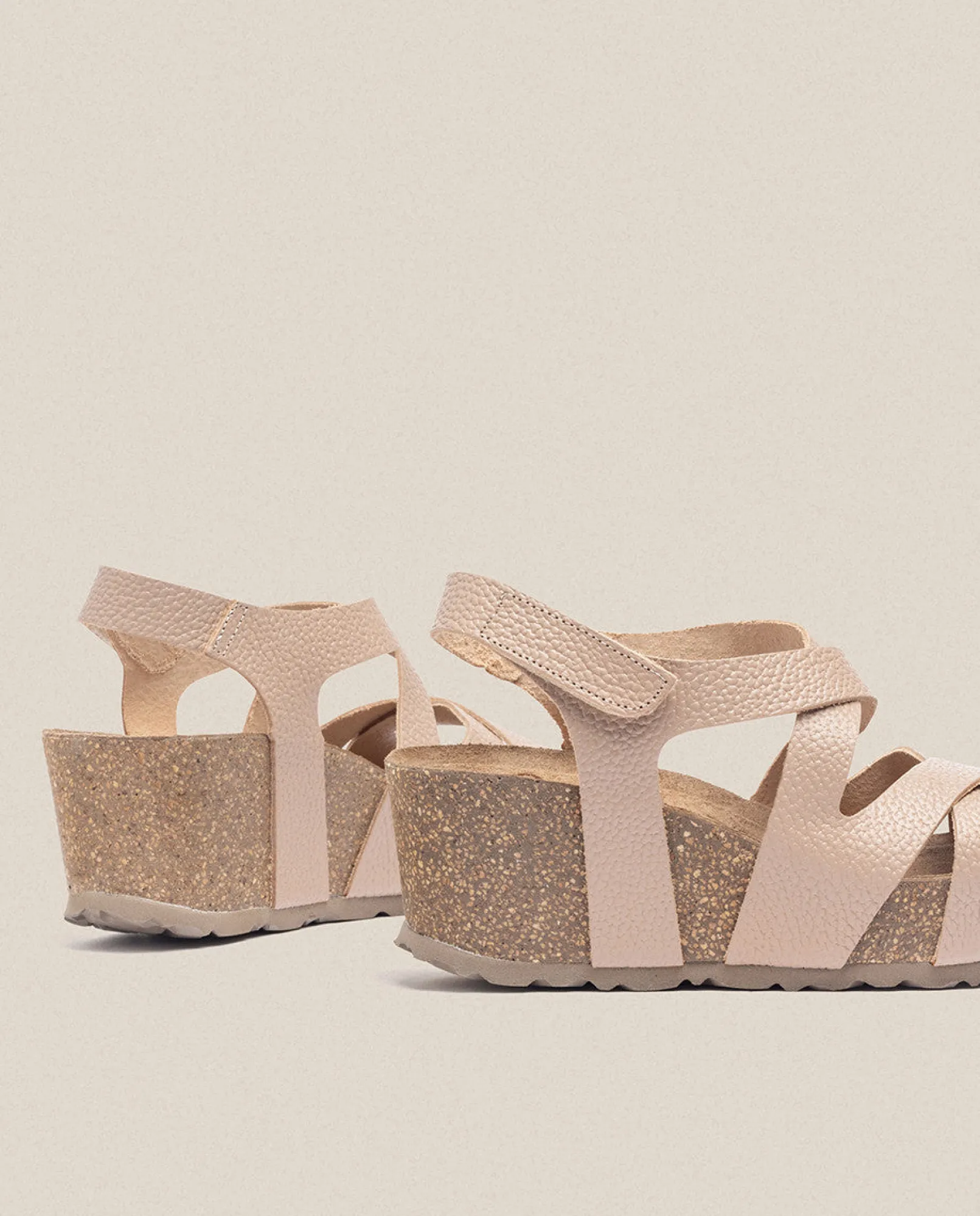 Mujer Yokono Sandalias De Cuña|Sandalia Cuña Bari 303 Beige