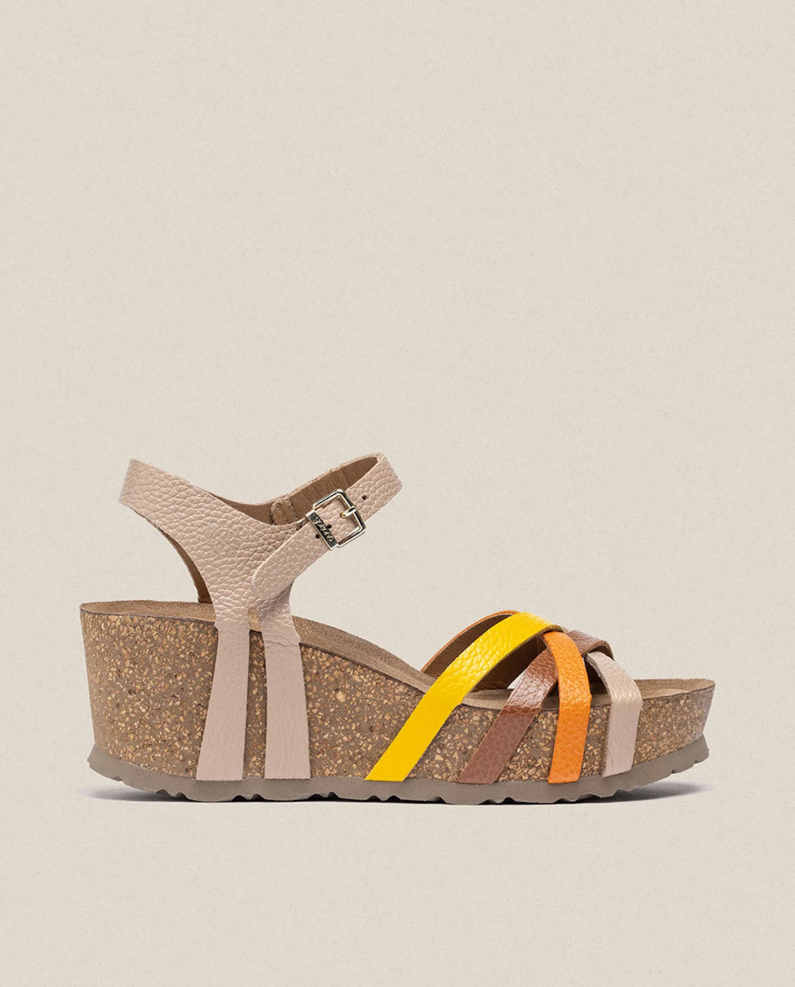 Mujer Yokono Sandalias De Cuña|Sandalia Cuña Bari 302 Beige