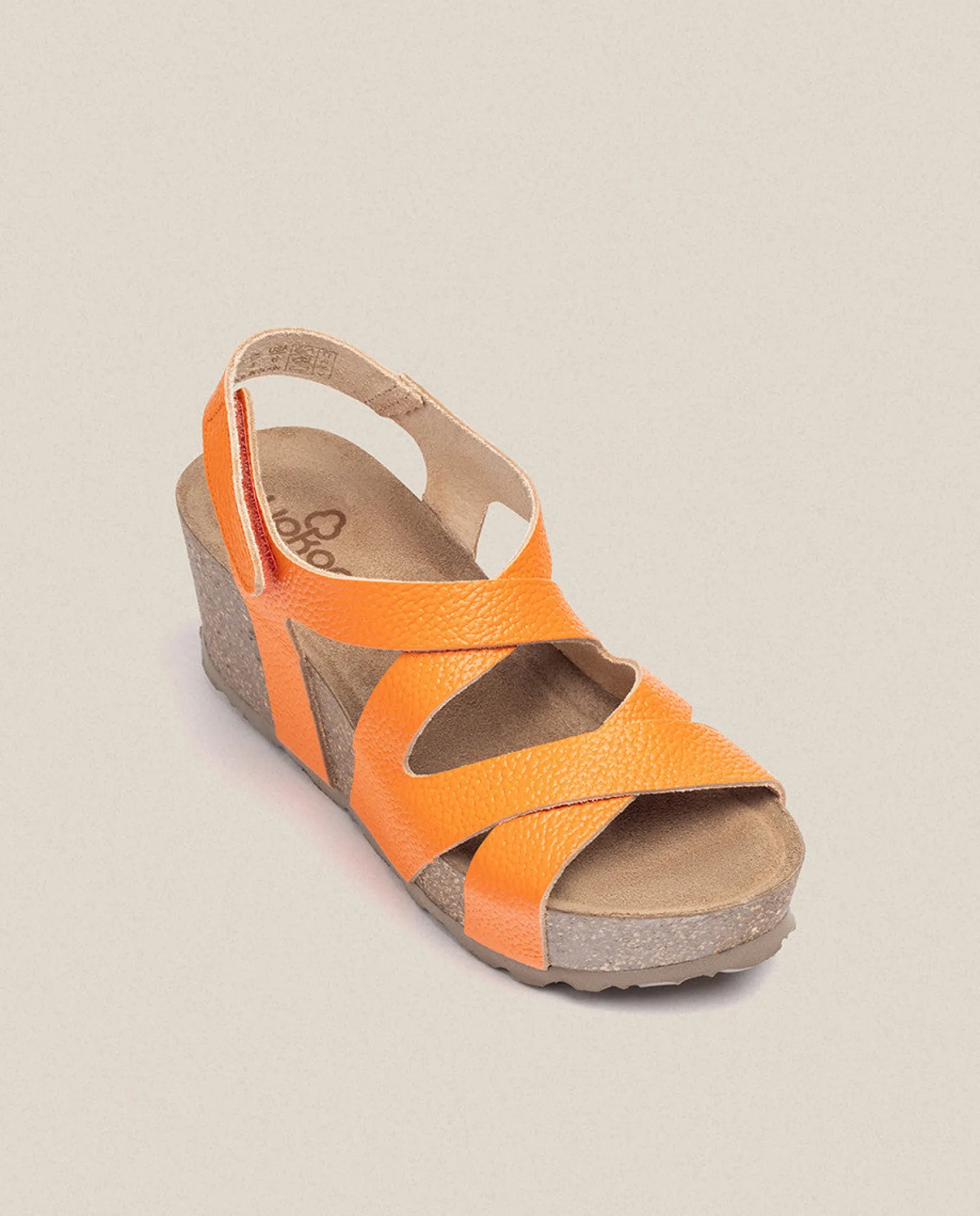 Mujer Yokono Sandalias De Cuña|Sandalia Cuña Bari 303 Naranja