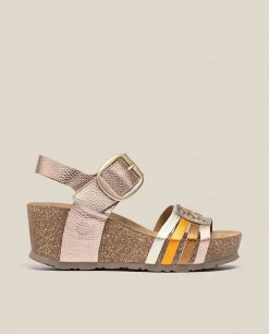 Mujer Yokono Sandalias De Cuña|Sandalia Cuña Bari 304 Rosa