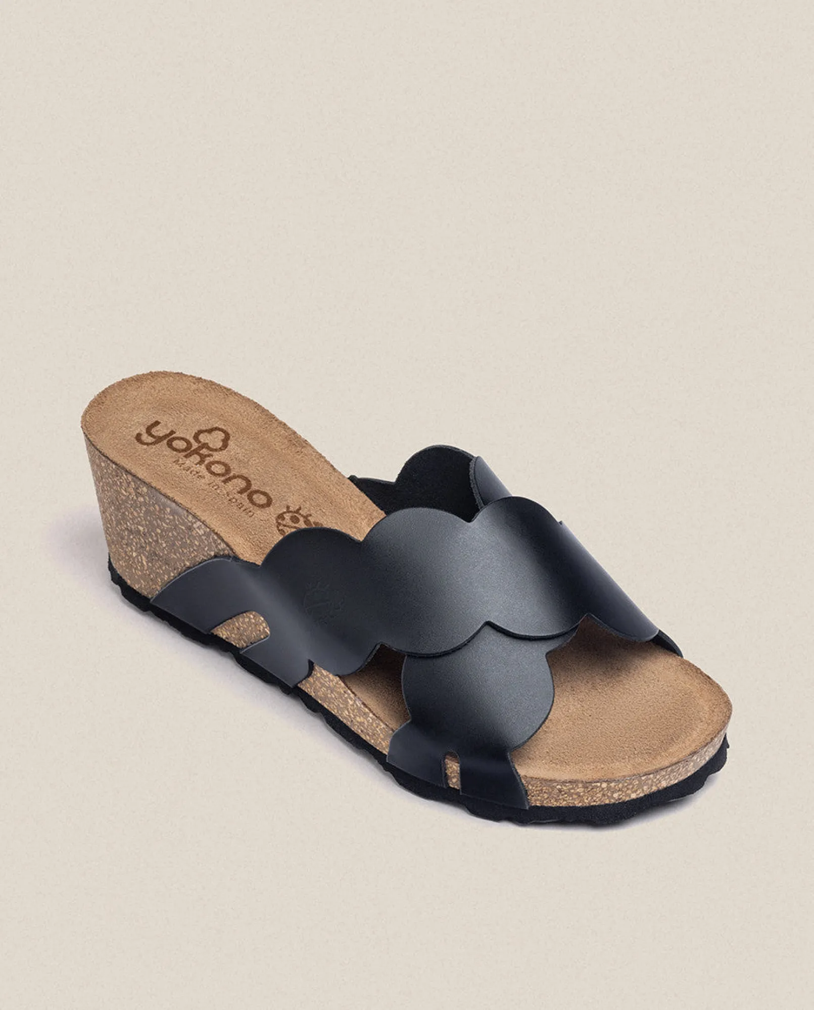 Mujer Yokono Sandalias De Cuña|Sandalia Cuña Cadiz 300 Negro