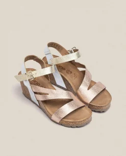 Mujer Yokono Sandalias De Cuña|Sandalia Cuña Cadiz 302 Rosa