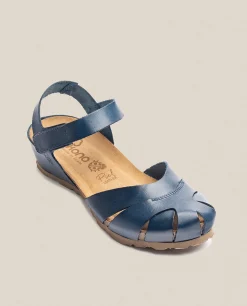 Mujer Yokono Sandalias De Cuña|Sandalia De Cuña Monaco 186 Azul