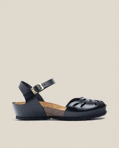 Mujer Yokono Sandalias De Cuña|Sandalia De Cuña Monaco 003 Negro