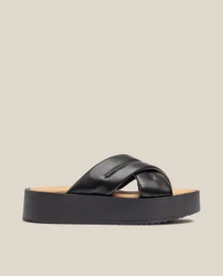 Mujer Yokono Sandalias De Plataforma|Sandalia De Plataforma CARMEN-004 Negro