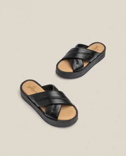 Mujer Yokono Sandalias De Plataforma|Sandalia De Plataforma CARMEN-004 Negro