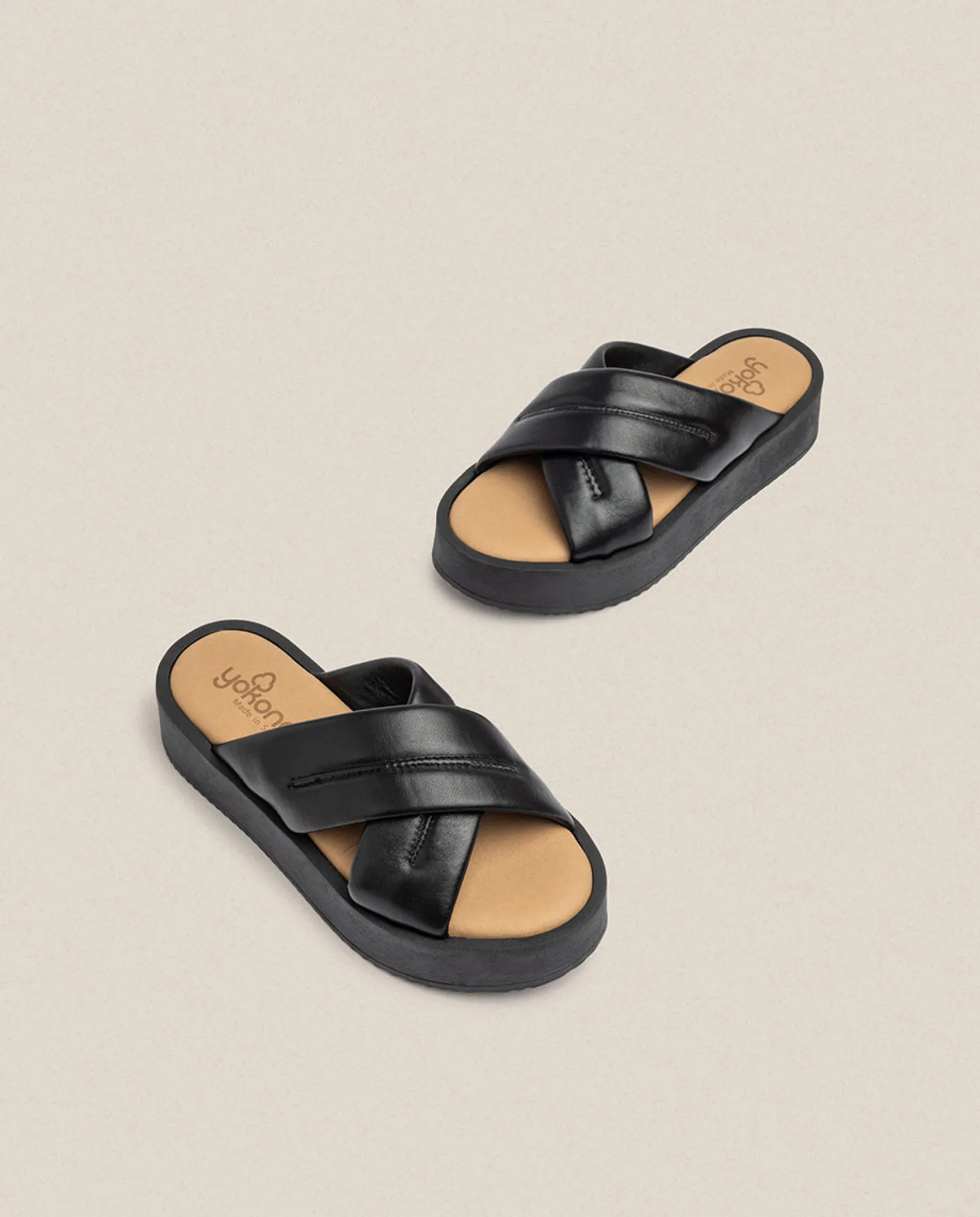 Mujer Yokono Sandalias De Plataforma|Sandalia De Plataforma CARMEN-004 Negro