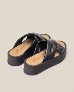 Mujer Yokono Sandalias De Plataforma|Sandalia De Plataforma CARMEN-004 Negro
