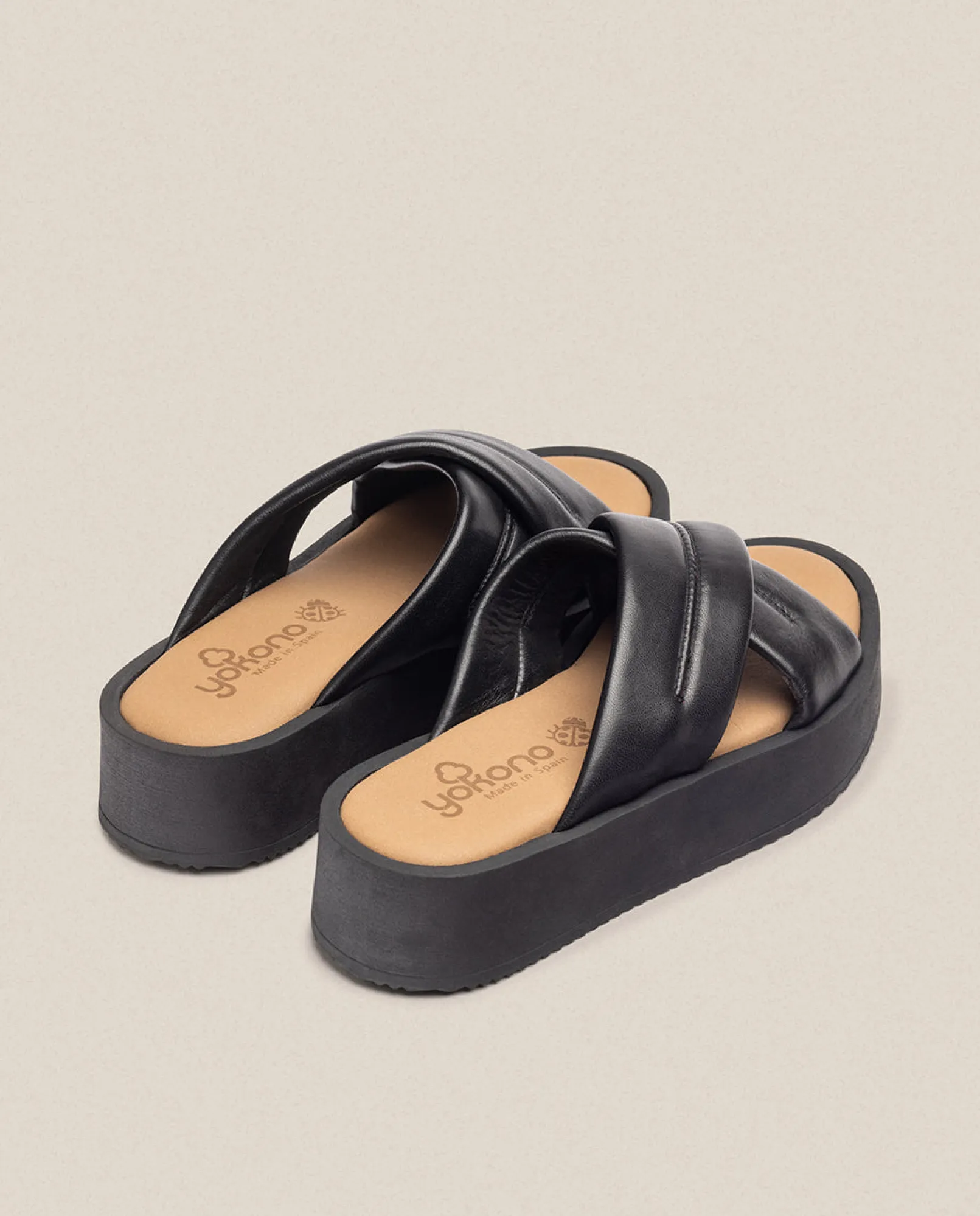 Mujer Yokono Sandalias De Plataforma|Sandalia De Plataforma CARMEN-004 Negro