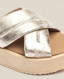 Mujer Yokono Sandalias De Plataforma|Sandalia De Plataforma CARMEN-004 Dorado