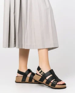Mujer Yokono Sandalias De Plataforma|Sandalia De Plataforma Oca 007 Negro