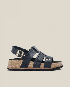 Mujer Yokono Sandalias De Plataforma|Sandalia De Plataforma Oca 007 Negro