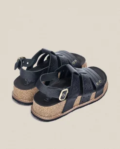 Mujer Yokono Sandalias De Plataforma|Sandalia De Plataforma Oca 007 Negro
