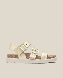 Mujer Yokono Sandalias De Plataforma|Sandalia De Plataforma Tunez 127 Dorado