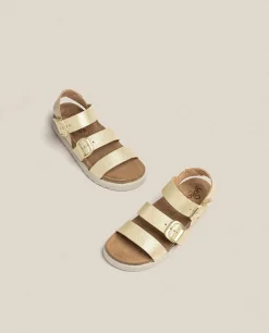 Mujer Yokono Sandalias De Plataforma|Sandalia De Plataforma Tunez 127 Dorado