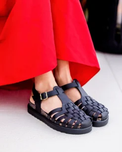 Mujer Yokono Sandalias De Plataforma|Sandalia De Plataforma Tunez 017 Negro