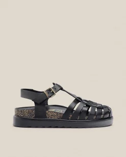 Mujer Yokono Sandalias De Plataforma|Sandalia De Plataforma Tunez 017 Negro