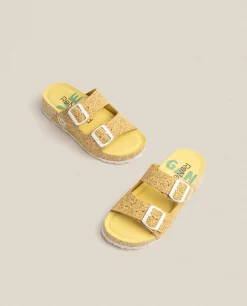 Mujer Yokono Sandalias De Plataforma|Sandalia De Plataforma West 003 Amarillo