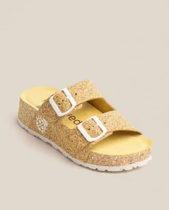 Mujer Yokono Sandalias De Plataforma|Sandalia De Plataforma West 003 Amarillo