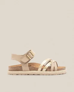 Mujer Yokono Sandalias Planas|Sandalia Plana Arena 001 Beige