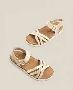 Mujer Yokono Sandalias Planas|Sandalia Plana Arena 001 Beige