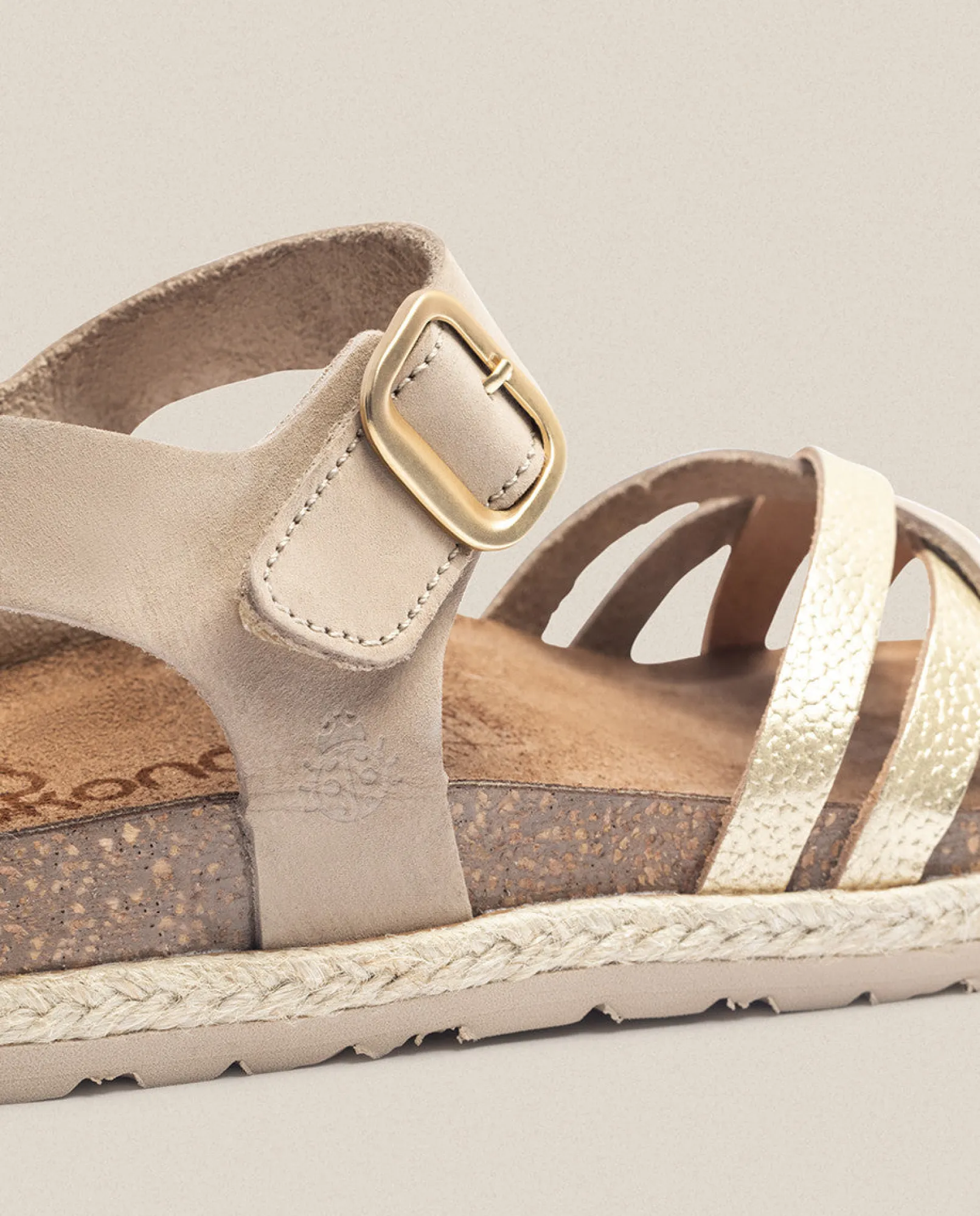 Mujer Yokono Sandalias Planas|Sandalia Plana Arena 001 Beige
