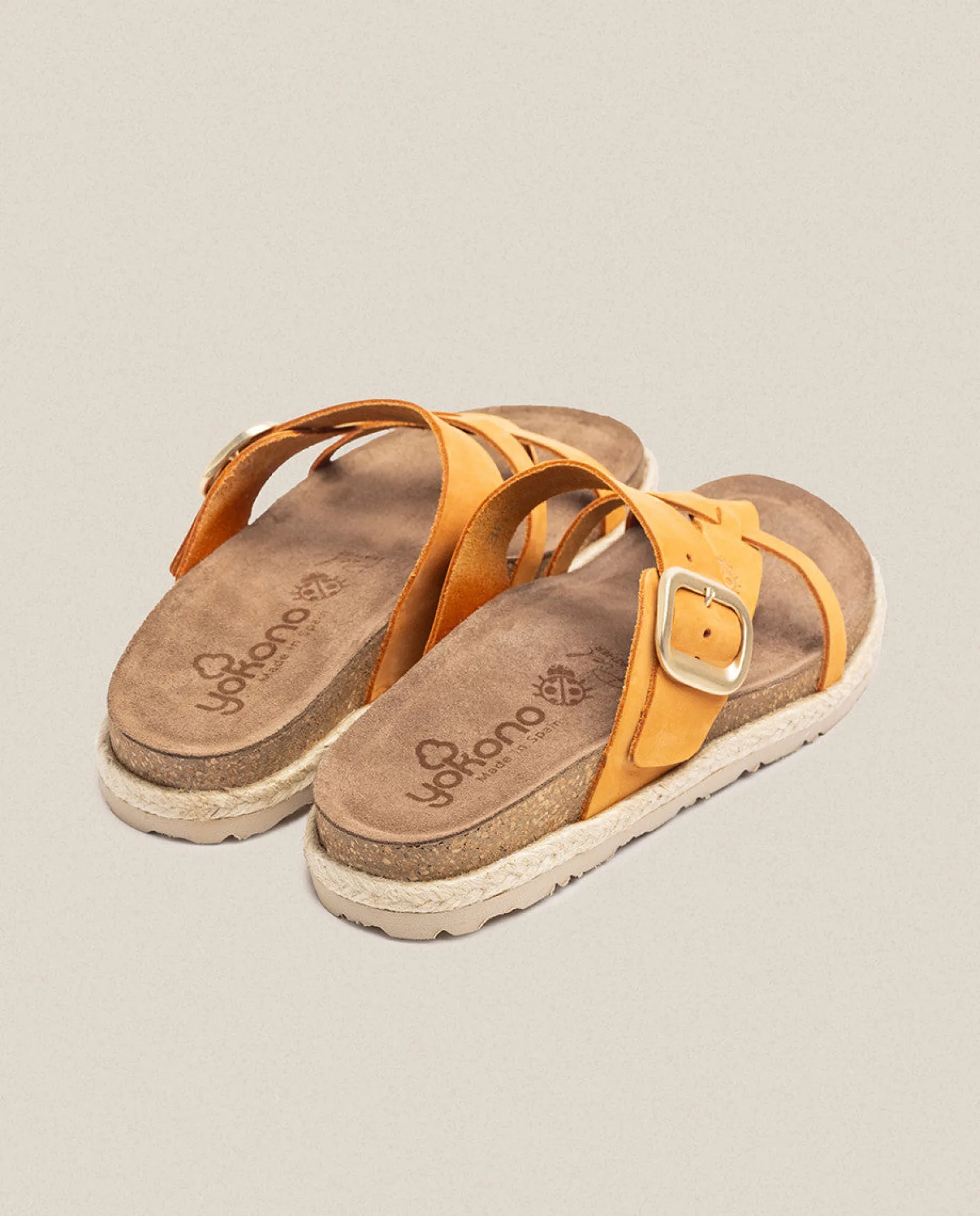 Mujer Yokono Sandalias De Plataforma|Sandalias Planas|Sandalia Plana Arena 003 Naranja