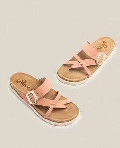 Mujer Yokono Sandalias Planas|Sandalia Plana Arena 003 Rosa
