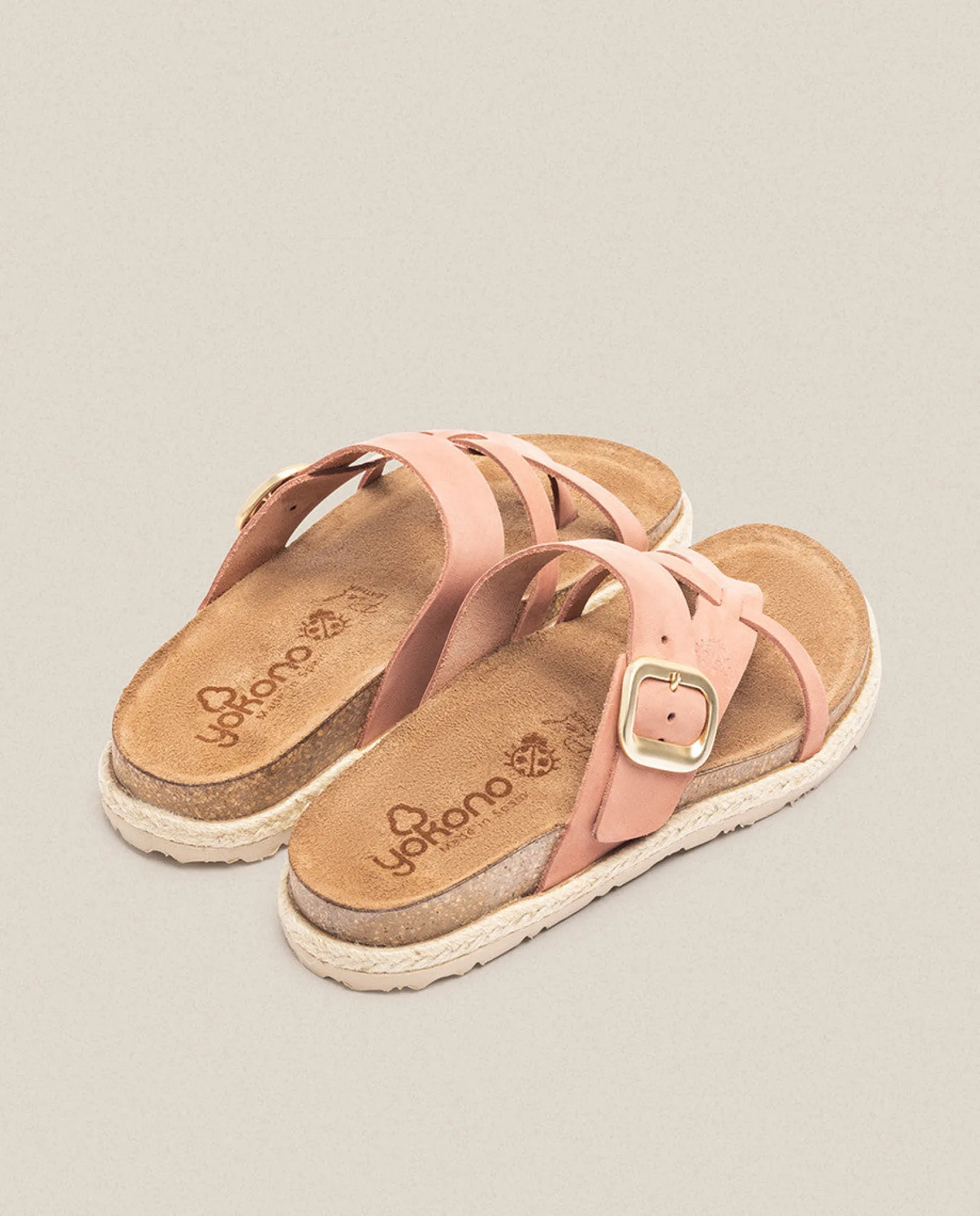 Mujer Yokono Sandalias Planas|Sandalia Plana Arena 003 Rosa
