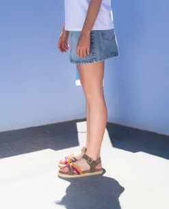 Mujer Yokono Sandalias Planas|Sandalia Plana Arena 001 Rosa