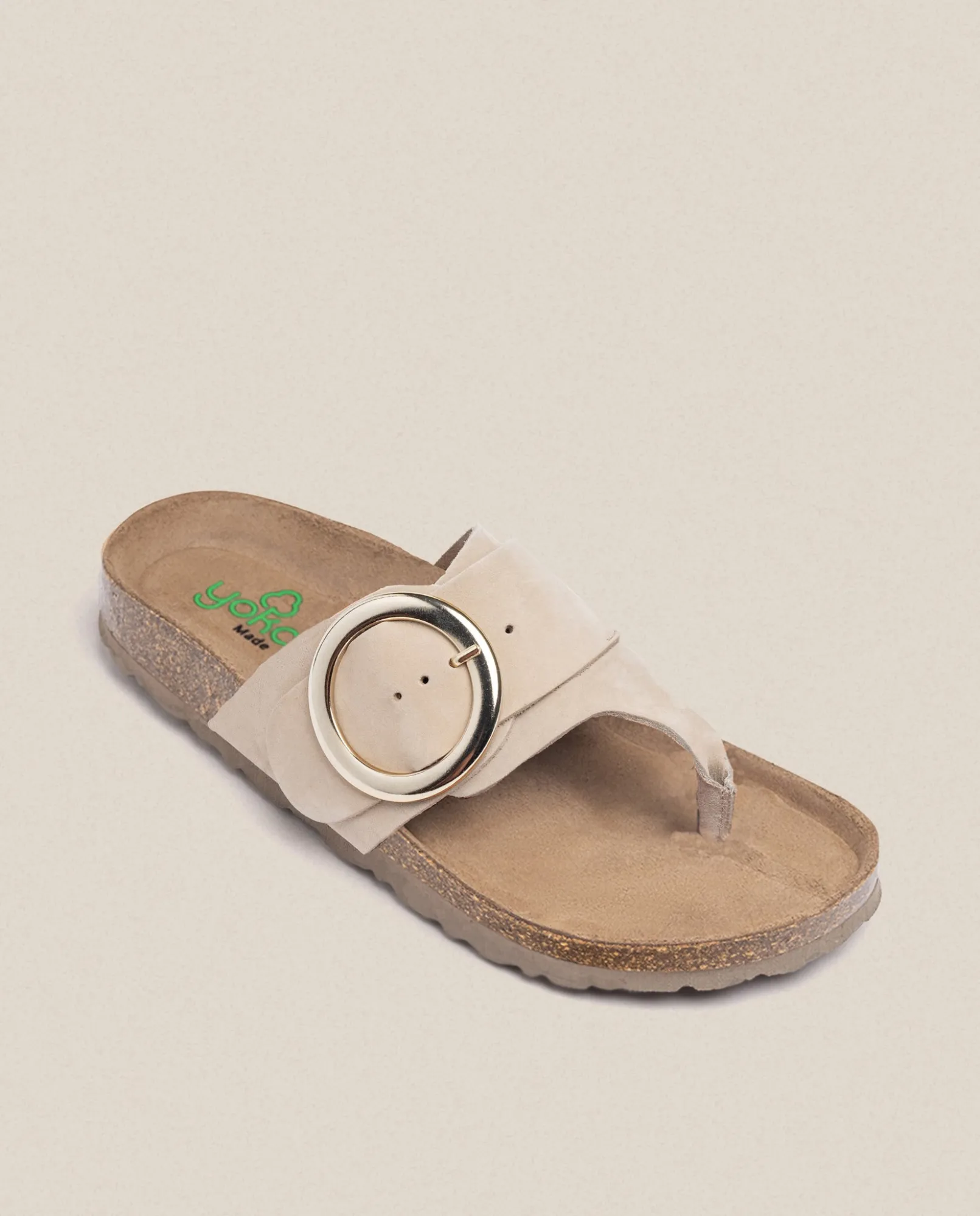 Mujer Yokono Sandalias Planas|Sandalia Plana Granada 704 Beige