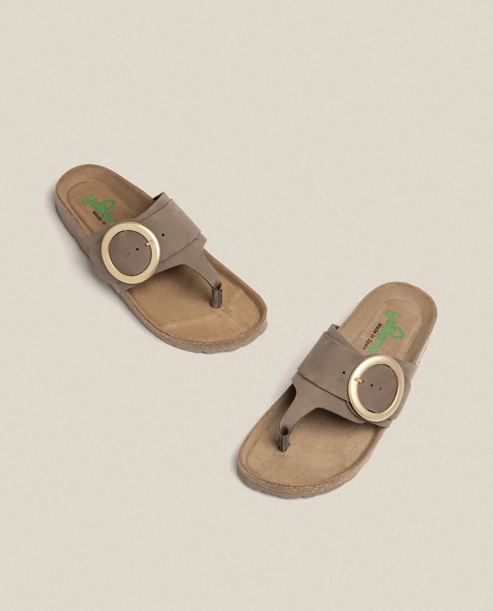 Mujer Yokono Sandalias Planas|Sandalia Plana Granada 704 Marrón
