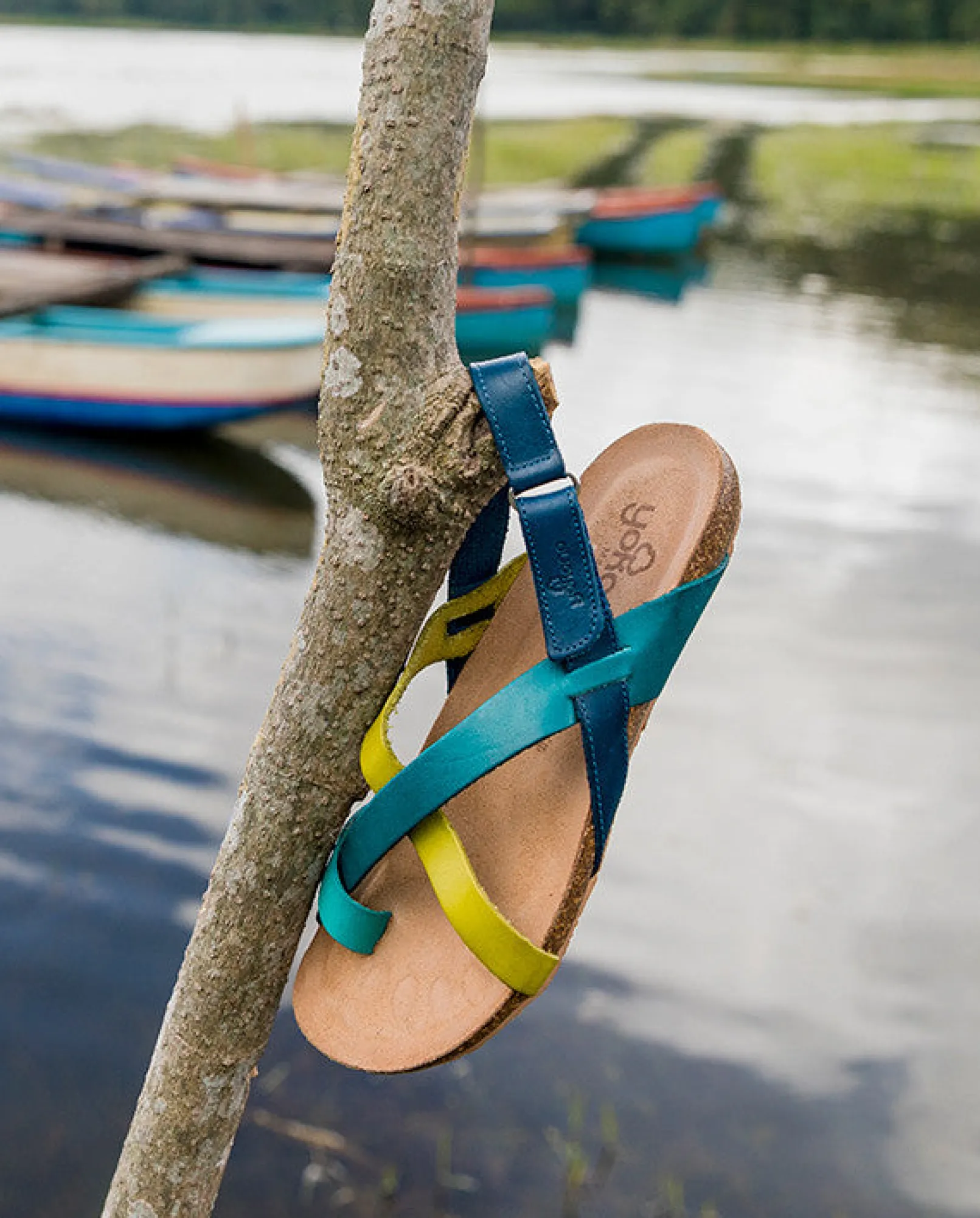 Mujer Yokono Sandalias Planas|Sandalia Plana Ibiza 718 Azul