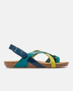 Mujer Yokono Sandalias Planas|Sandalia Plana Ibiza 718 Azul