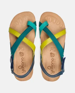 Mujer Yokono Sandalias Planas|Sandalia Plana Ibiza 718 Azul