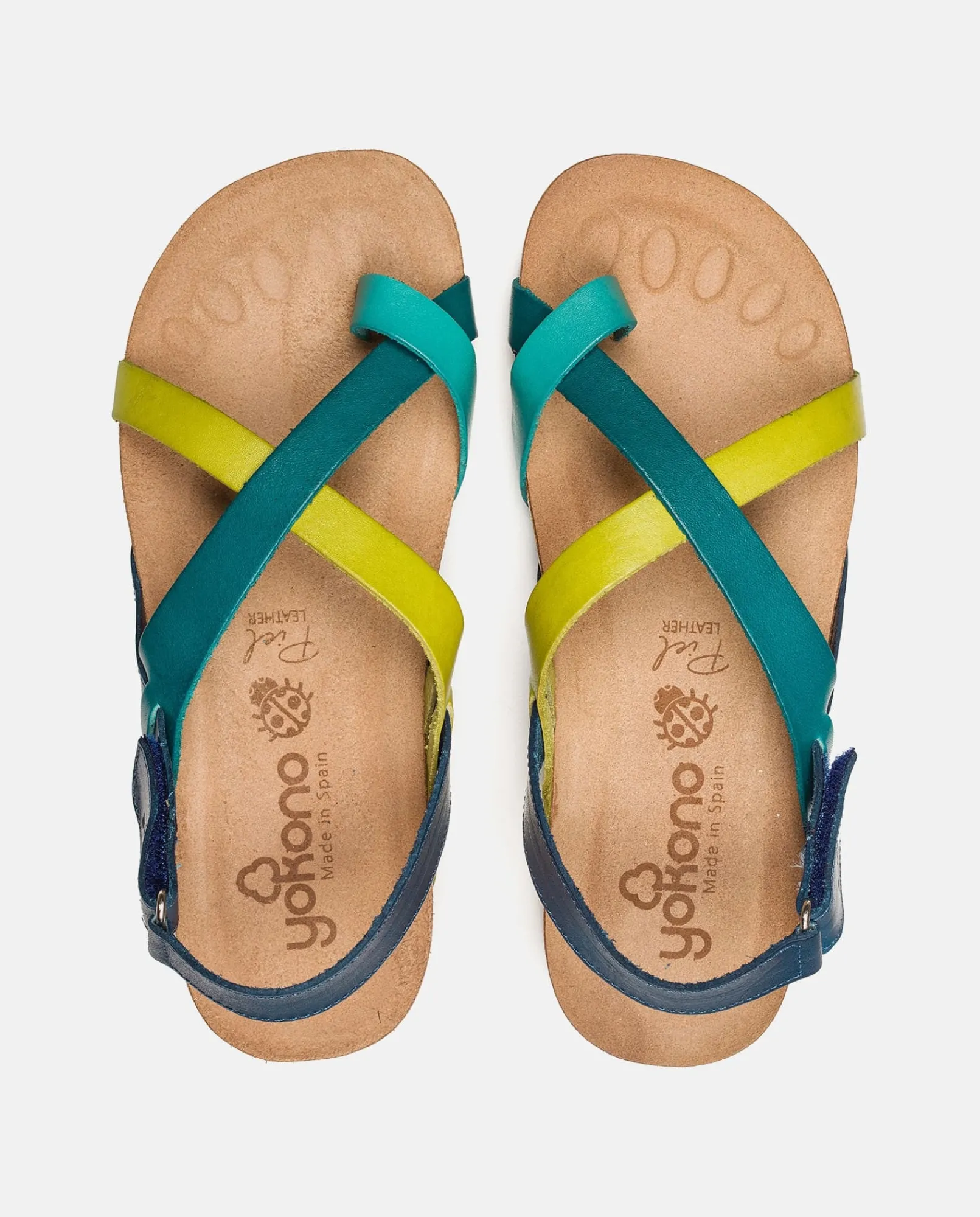 Mujer Yokono Sandalias Planas|Sandalia Plana Ibiza 718 Azul