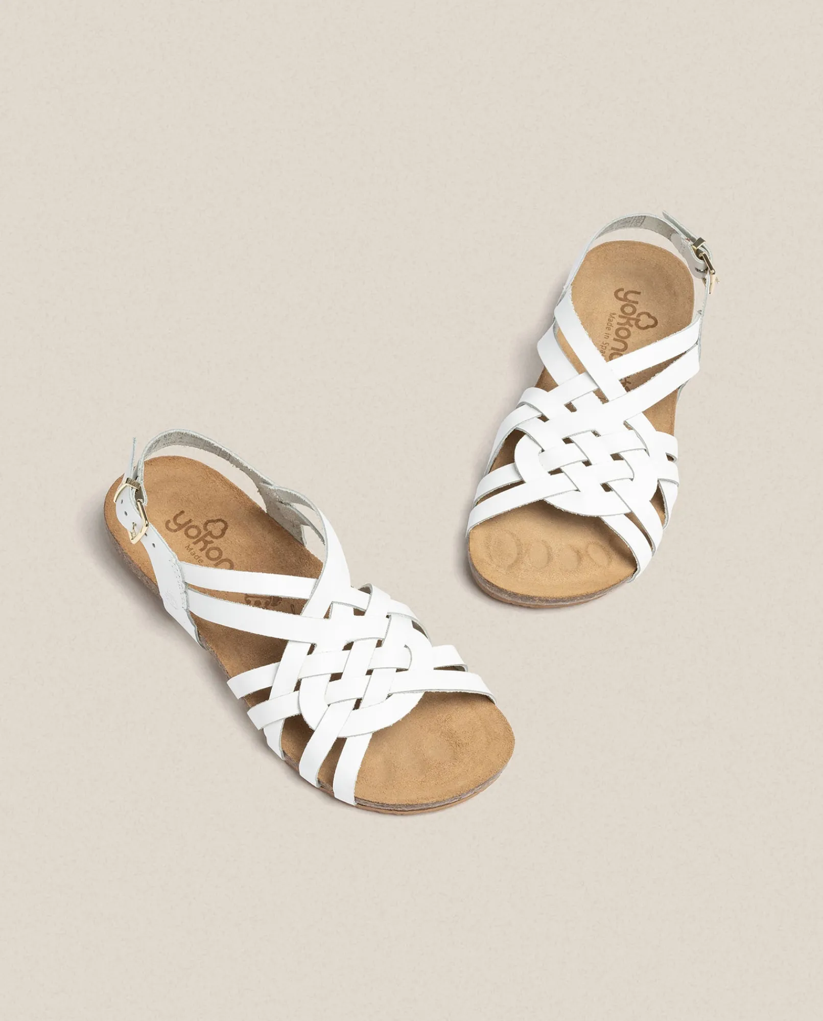Mujer Yokono Sandalias Planas|Sandalia Plana Ibiza 175 Blanco